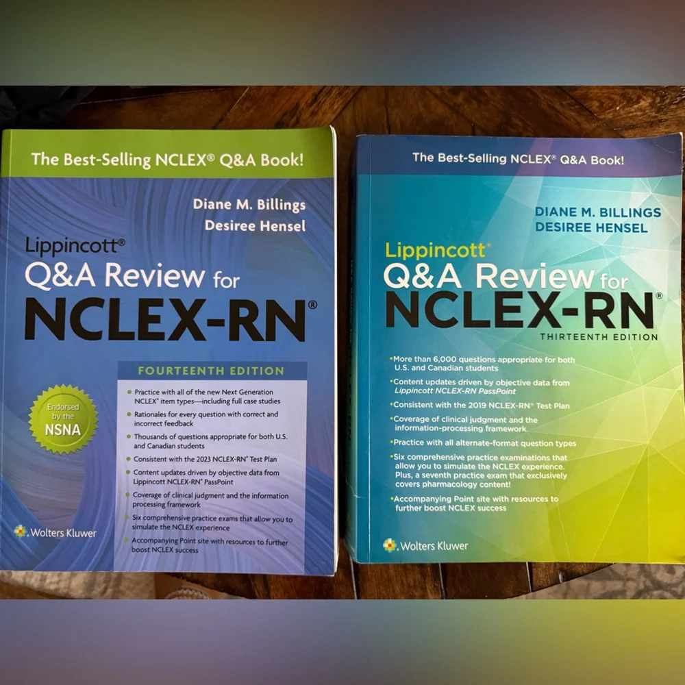 Lippincott NCLEX RN Q&A review books! - Picture 1 of 1